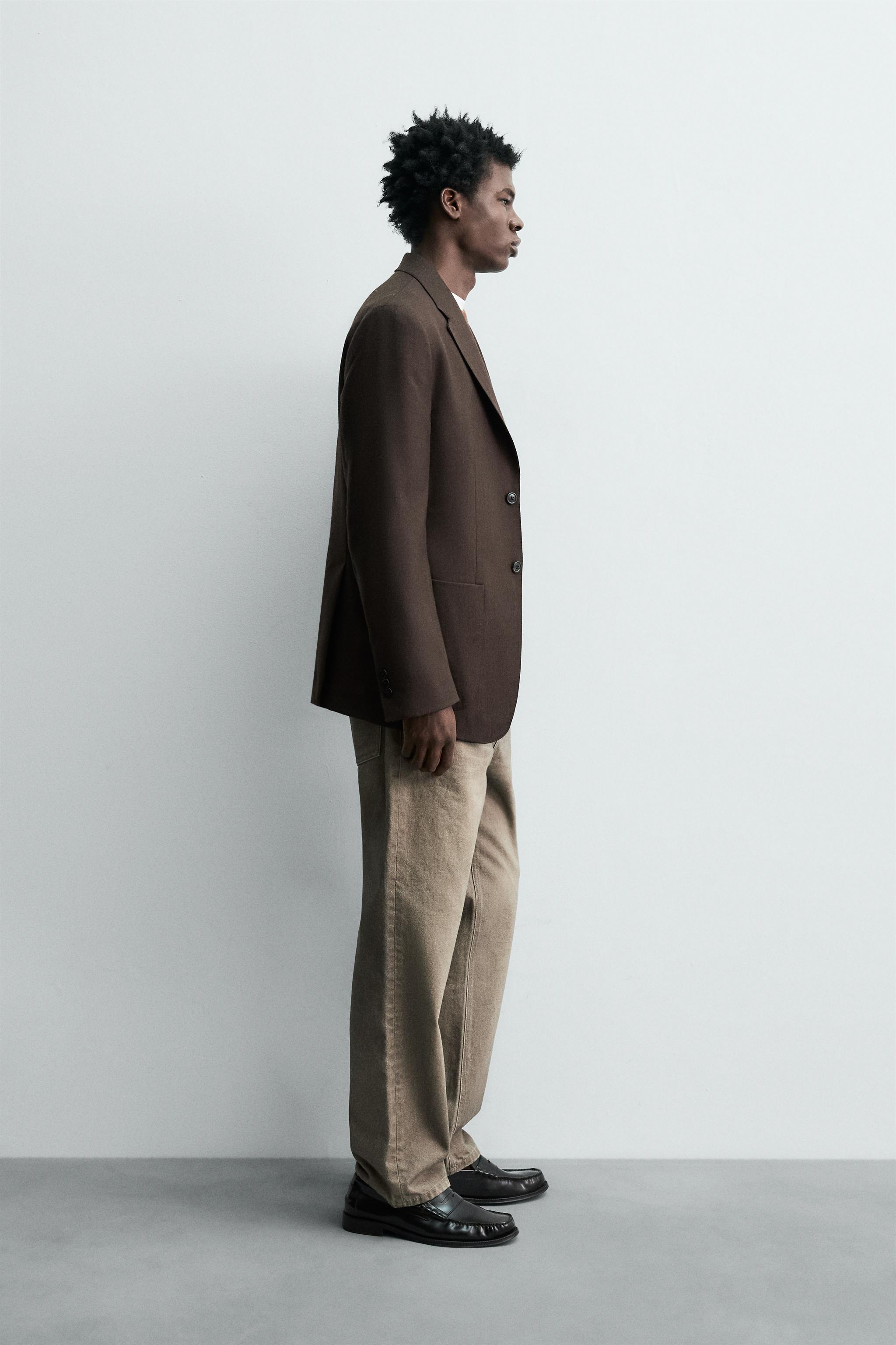 100% WOOL FLANNEL BLAZER